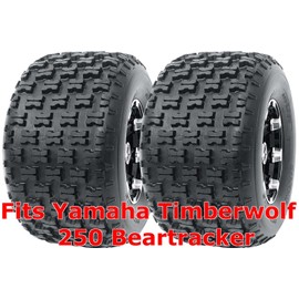 Set 2 WANDA Sport ATV Tires 22x10-10 fit for Yamaha Timberwolf 250 Beartracker Rear P336
