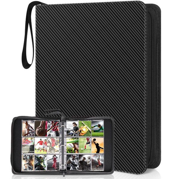 720 Pockets Trading Card Binder, 9 Pockets Card Binder with
