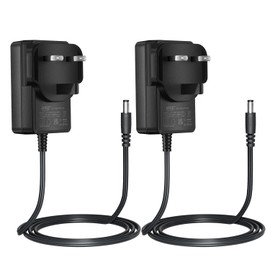 Security-01 2-Pack AC to DC 12V 1.5A Power Adaptor Supply, Plug 5.5mm x 2.1mm, for CCTV Cameras and more