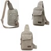 Wxnow Canvas Sling Bag Crossbody Backpack for Women & Men