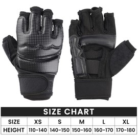 Hwtcjx Boxing Gloves for Children, Junior Sparring Gloves, Boxing Gloves, Children's Boxing Gloves, PU Boxing Gloves, Junior Sparring Gloves, Age Group 6-19 Years, Boxing Training (Black, XS)