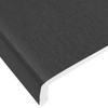 150mm Grey UPVC Window Board/Cill Cover 1.25m Long 9mm Thick