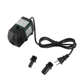 1500L/H 25W Submersible Water Pump for Aquarium Tabletop Fountains Pond Water Gardens and Hydroponic Systems with 2 Nozzles