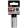 Performance Tool W32022 6-Point Socket, 1/2-Inch Drive, 11/16