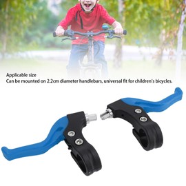 Keenso Kids Cycling Brake Handle, 1 Pair Adjustable Kids Brake Handle Cycling Brake Lever for Various Hand Sizes (Blue)