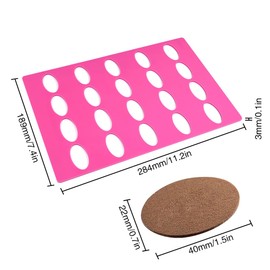 mostsom - Molde de encaje hueco en 3D con forma ovalada para manualidades de azúcar, decoración de bordes de tartas, tapete de encaje para fondant, decoración de tartas de boda, decoración de