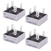 Taiss 4Pcs KBPC5010 Bridge Rectifier AC to DC 1000V 50A