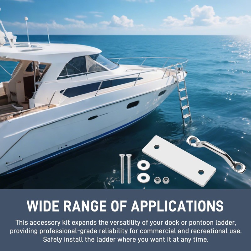 Boat Dock Ladder Hardware Attachment Kit Replacement for RecPro Marine