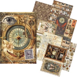 Ciao Bella A5 Rice Paper Art Set - 8 Sheets Rice Paper (Curiosities)