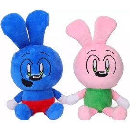 Unbranded Riggy The Rabbit Monkey Plush Stuffed Figure Bunny Doll Christmas Gift for Kids