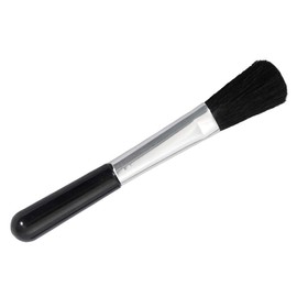Mollensiuer 1 Piece Plastic Black Round Handle Anti Static Brushes Computer Keyboard Laptop Electronics Camera Small Cleaning Brush Duster Clean Brush Small Portable Handle Anti Static Brushes