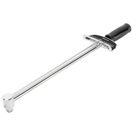 Powerbuilt 1/2-Inch Drive Needle Torque Wrench, Beam Torque Wrench 0-140 Foot/Pounds and 0-20 Meter/Kilograms, High Visibility Markings for Easy Readings - 644044