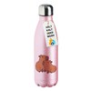 Huuraa Capybara Water Bottle Couple Comic Gift 500 ml Pink