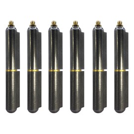 5” Inch Weldable Bullet Hinge – Heavy Duty Barrel Hinges – Weld On Gate Hinges – Weldable Door Hinges – Weld BBQ Smoker Hinge – 5.01" Inch x .774" Inch – Heavy Duty Steel TearDrop Body Pin Grease Zerk