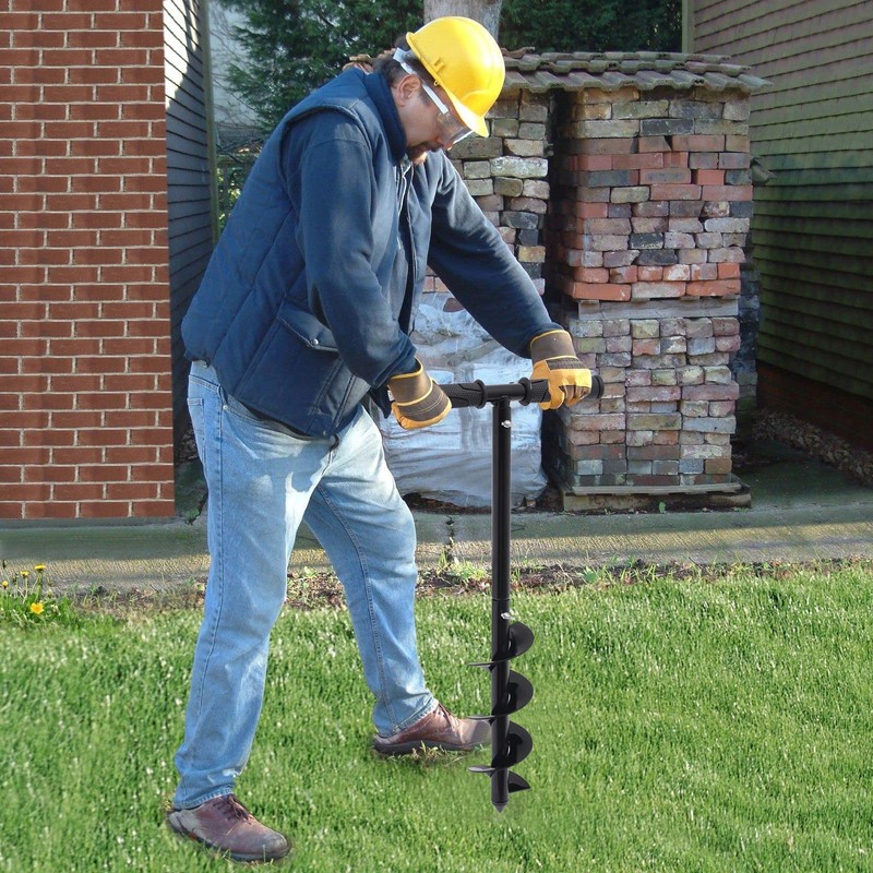 Hand Post Hole Digger, Garden Auger Drill Spiral Drill Planter