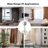 INCREWAY 2pcs Stainless Steel Wardrobe Pipe, Dia 25mm(1") Closet Lever