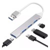Adaptador Usb Multi Usb Conector Usb Hub Adaptador 4 En