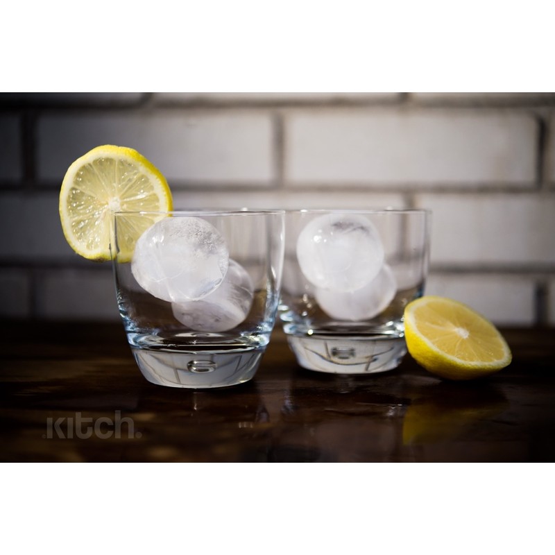 Kitch Ice Ball Maker Mold - Flexible Silicone Ice Tray