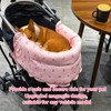 LUKHMELF Pet Stroller Mat,Dog Stroller Pet Bed Mat,Pet Stroller Edge