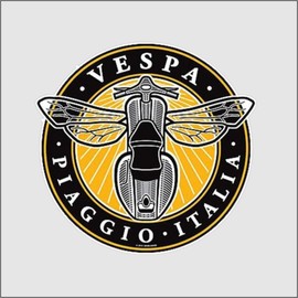 GS Vespa Piaggio Italia Bumper Sticker - 5 Inch Vinyl Decal for Car, Truck, & Window - Italian Scooter Graphic for Vespa Lovers