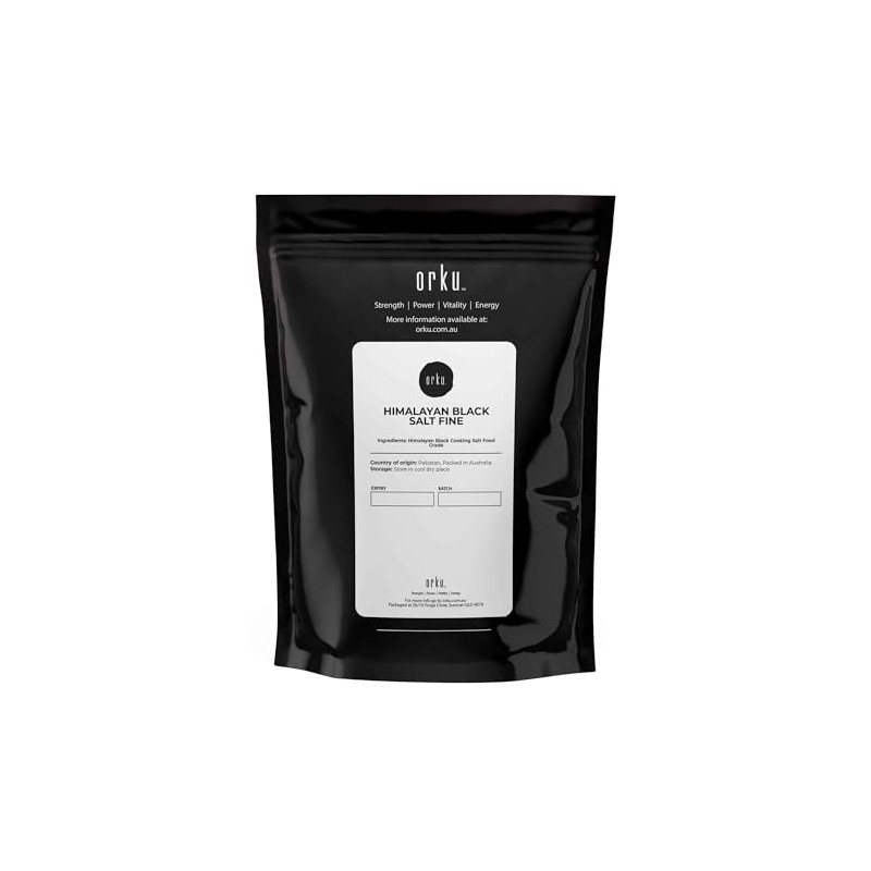 400g Fine Black Salt Himalayan - Table Grain Vegan Edible