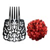 Large Flamenco Hair Comb for Women Flower Hair Clips 2