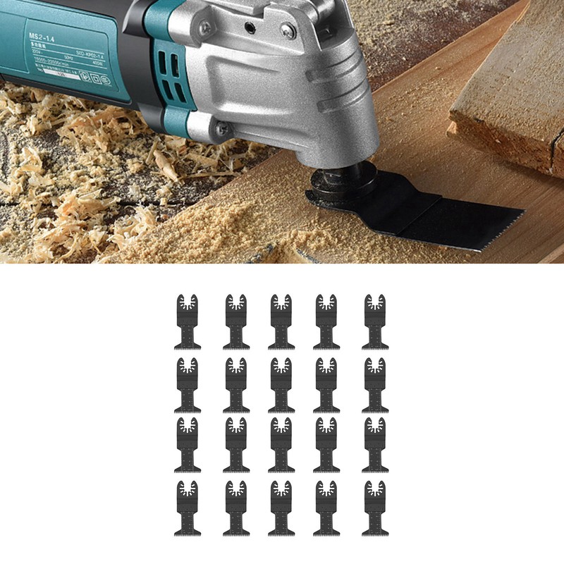 20Pcs 44mm Oscillating Multi Tool Long Teeth Saw Blades for