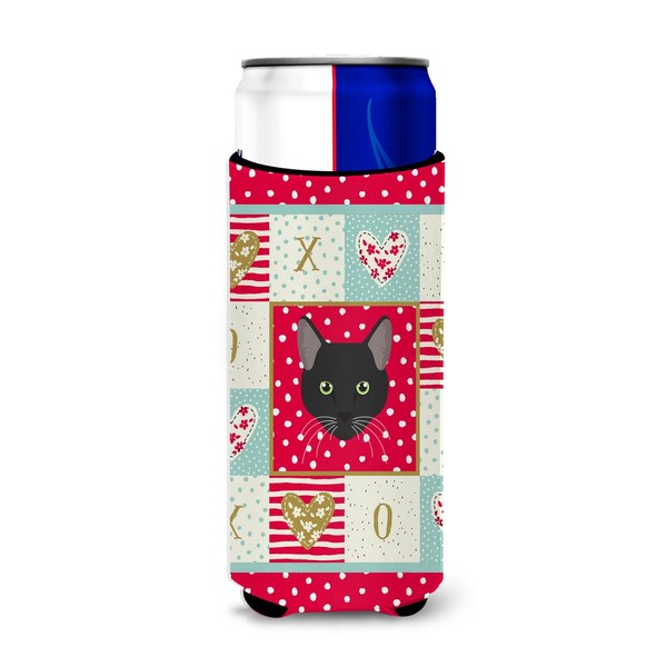 Caroline's Treasures Pantherette Cat Michelob Ultra Hugger for Slim cans