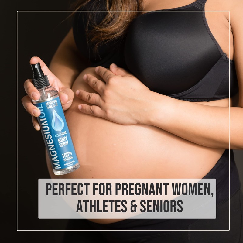 Pure Magnesium Oil Spray - 100% Natural Magnesium Spray, 8