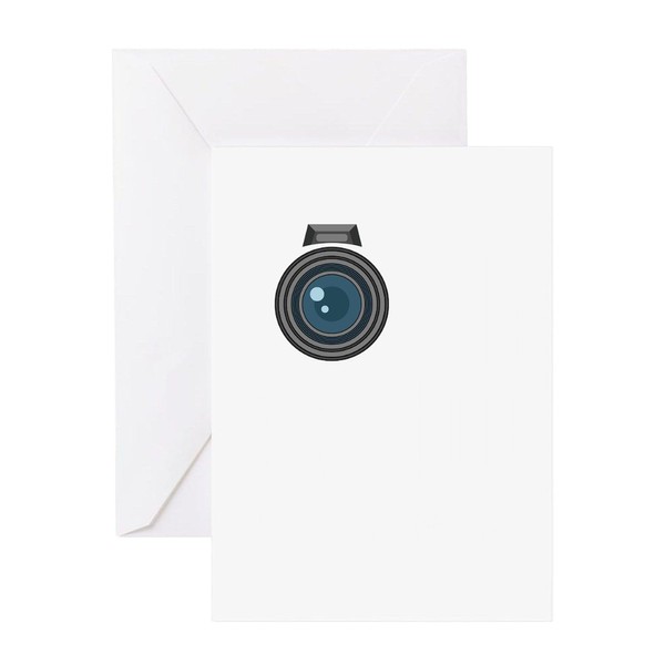 CafePress Photographer Videographer Photograp Greeting Cards Folded Greeting Card Glossy