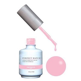 LECHAT Perfect Match Gel Polish + Matching Lacquer, Precious Ice, 0.500 Ounce by Perfect Match