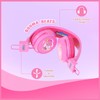 Booma Beats Wired Headphones for Kids, 3.5mm Plug (Pink)