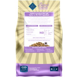 Blue Buffalo Basics Limited Ingredient Diet, Natural Puppy Dry Dog Food, Turkey & Potato 4-lb