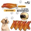 Water Buffalo Ear with Meat Dog Chew - Pack of