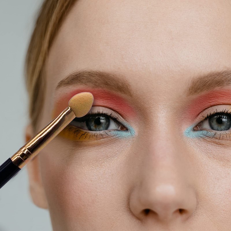 UorPoto Eyeshadow Applicators Sponge Double Sided Reusable 5Pcs Professional Blendable