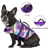 Mklhgty Hawaiian Dog Life Jacket - Adjustable Ripstop Vest with