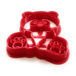 T3D Cookie Cutters Panda Bear Cookie Cutter, Suitable for Cakes Biscuit and Fondant Cookie Mold for Homemade Treats