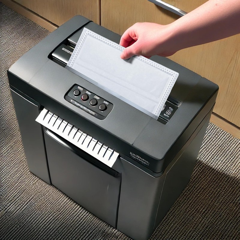 ASPAKELLE Paper Shredder Lubricant Sheets,24 Pack Paper Shredder Sharpening,8.5"x6"Sharpening &