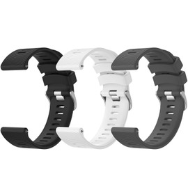 Wanme Ersatzarmband für Garmin Forerunner 245/645/245 Musik, für Damen und Herren, 20 mm, Silikon, Ersatzarmband für Garmin Forerunner 645/645 Musik
