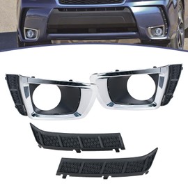 JESYMBX For Subaru Forester 2014-2019 Front bumper Fog Light Bezel Frame Decoration Trim Cover Left&Right