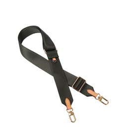 Multi Pochette Accessories Replacement Strap Adjustable Crossbody Wide Cavas Strap for Shoulder Bags Multi Purpose Strap, Dark Green, Medium