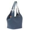 The Sak Roma Shopper In Crochet, Double Shoulder Straps, Maritime