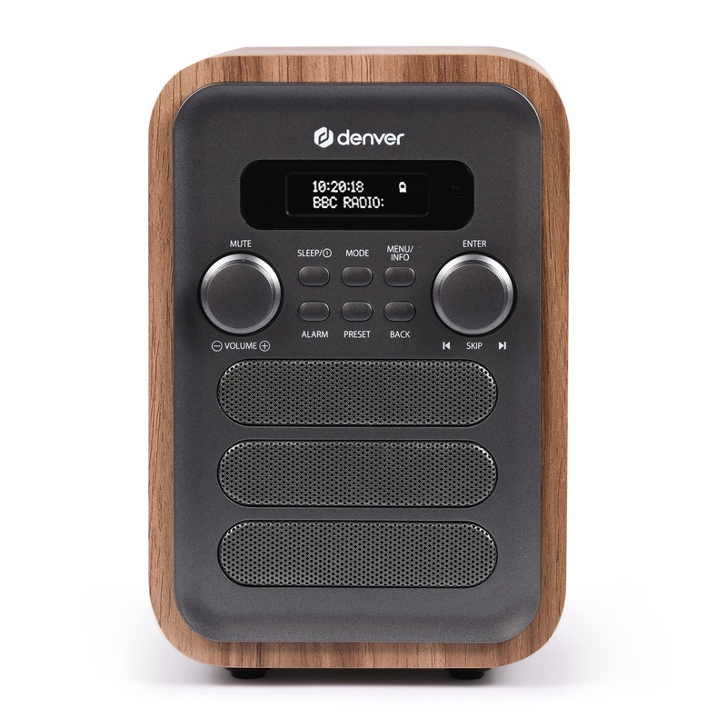 Denver DAB-48 Bluetooth DAB Radio With Remote Control - DAB/DAB+