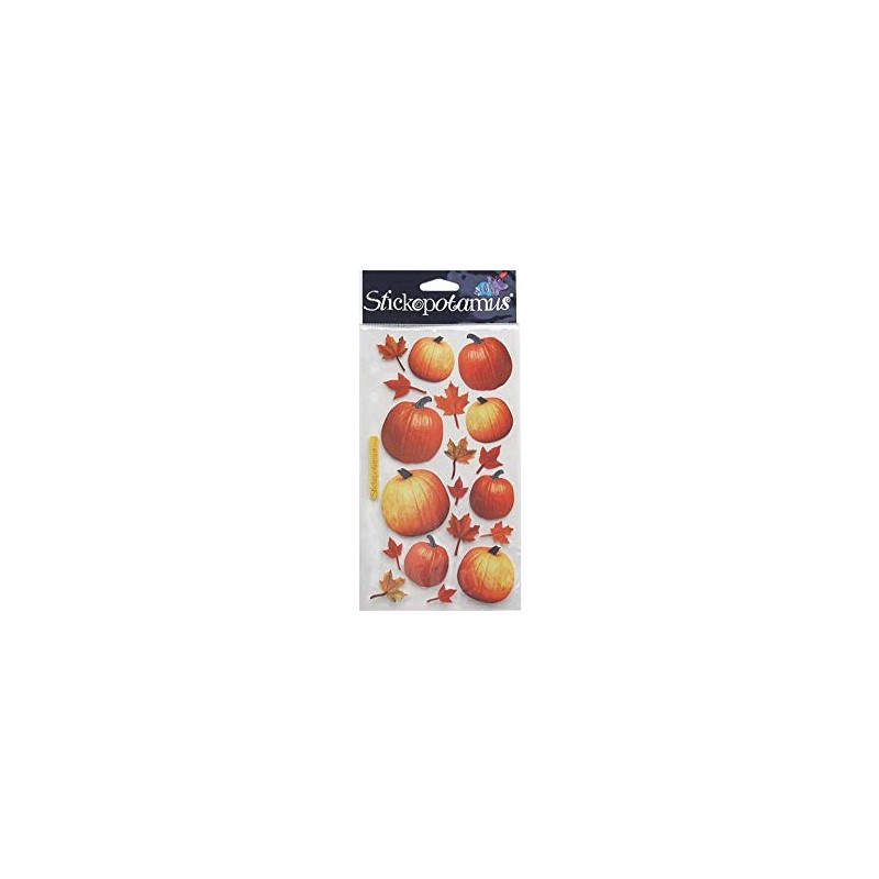Sticko Stickopotamus-Autumn Pumpkins (19 Piece) SPPH01, Other