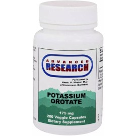 NEMO Advanced Research/Nutrient Carriers Potassium Orotate 175 mg 200 Veg Caps