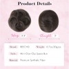 REECHO 2 Mini Extensiones De Cabello Con Clip Para Moño,