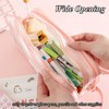 RuiChy Transparent Mesh Pen Case, Pencil Case, Large Capacity, Double