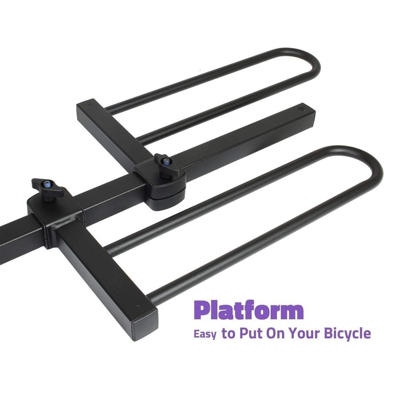 VENZO 2 Bike Bicycle Platform Style Carrier - Bike Rack