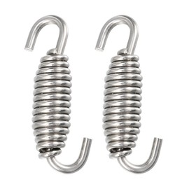 A ABSOPRO 2 Piece Exhaust Pipe Spring Exhaust Springs Motorcycle Universal Stainless Steel Exhaust Spring 54 mm