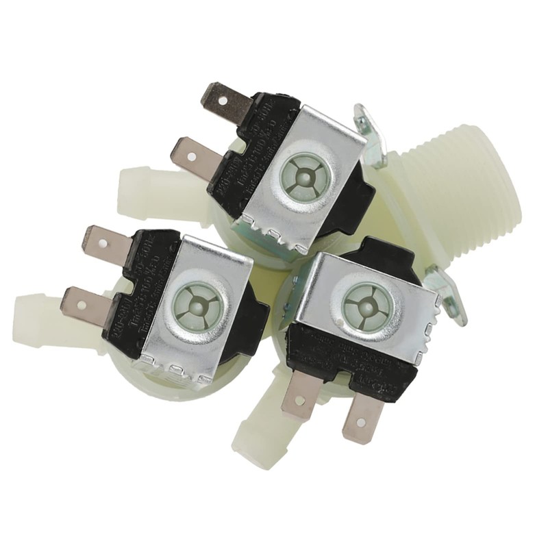 AC 220V Three Way Inlet Solenoid Valve, G3/4 Port Thread